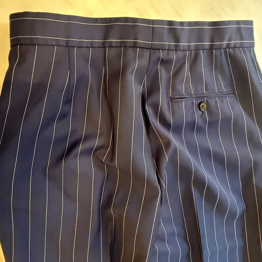 Ralph Lauren Navy Pinstripe Trousers (Brand New without Tag) - Picture 7 of 7